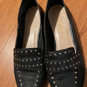 Miss KG Black Studded Shoes.